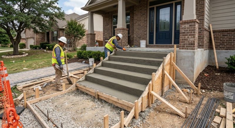 Concrete Steps Installation Service