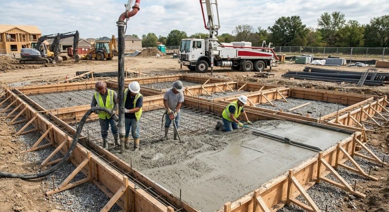 Foundation Wall Pouring in Fredericksburg, VA