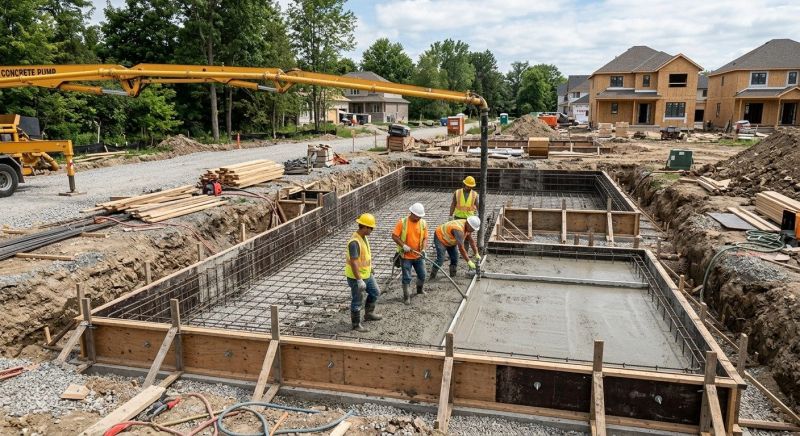 Poured Foundation Installation in Fort Worth, TX